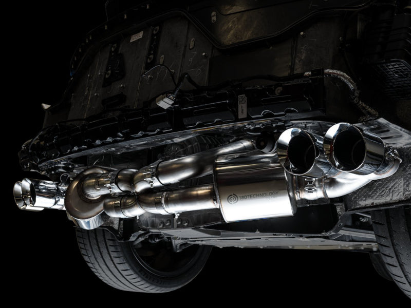 AWE Tuning 2020 Chevrolet Corvette (C8) Touring Edition Exhaust - Quad Chrome Silver Tips 3015-42151 3015-42151 Photo - Mounted