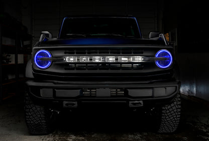 ORACLE Lighting Oracle 2021 Ford Bronco DRL Upgrade w/ Halo Kit - ColorSHIFT w/ BC1 Controller 1468-335 1468-335 Photo - lifestyle view