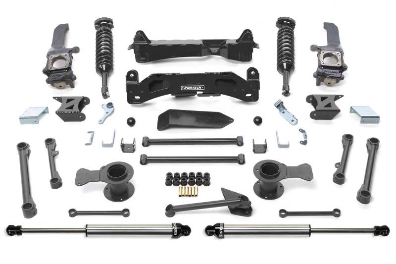 Fabtech 6? Performance System w/ Front Dirt Logic 2.5 Coilovers K7007DL Photo - Primary