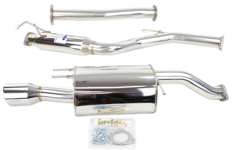 Invidia 14-15 Honda Civic Si K24 Coupe Q300 Rolled Stainless Steel Tip Cat-back Exhaust HS14HC2G3S