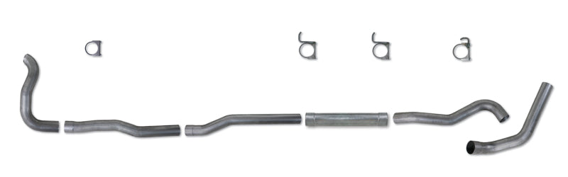 Diamond Eye Performance Diamond Eye KIT 4in TB MFLR RPLCMENT PIPE SGL AL: 89-93 DODGE CUMMINS 5.9L K4211A-RP K4211A-RP Photo - Unmounted