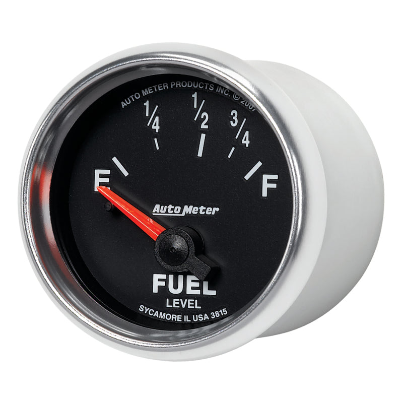 Autometer Gauge,Fuel Level,2 1/16", 73E to 10F, Elec,GS 3815 User 2