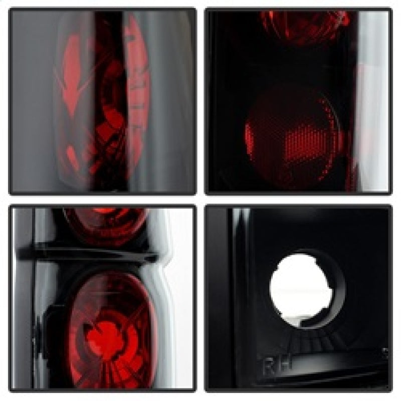 Spyder Nissan Hardbody 86-97 Euro Style Tail Lights Black Smoke ALT-YD-NH86-BSM 5078216 5078216 Photo - Unmounted