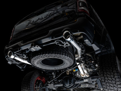 AWE Tuning 2021 RAM 1500 TRX 0FG Cat-Back Exhaust - Chrome Silver Tips 3015-32004 3015-32004 Photo - Mounted