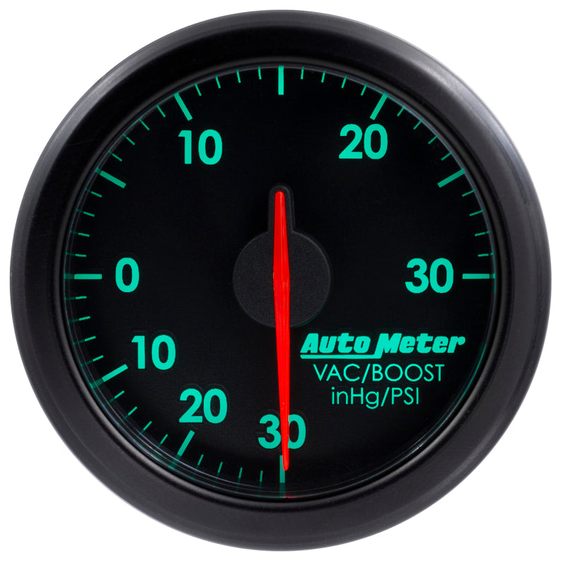 Autometer 2-1/16" Boost/Vac, 30 IN HG/30 Psi, Airdrive, Black 9159-T User 5
