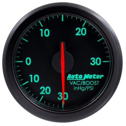 Autometer 2-1/16" Boost/Vac, 30 IN HG/30 Psi, Airdrive, Black 9159-T User 5
