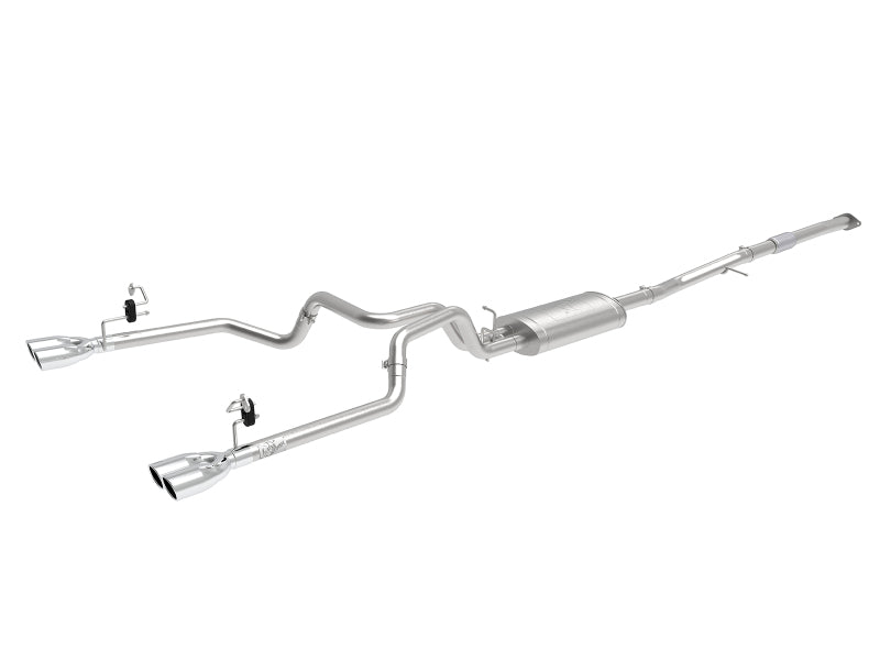 aFe Vulcan Series 3-2.5in 304SS Exh Cat-Back w/ Pol Tips 2019 GM Silverado/Sierra 1500 L4-2.7L (t) 49-34110-P 49-34110-P Photo - Primary