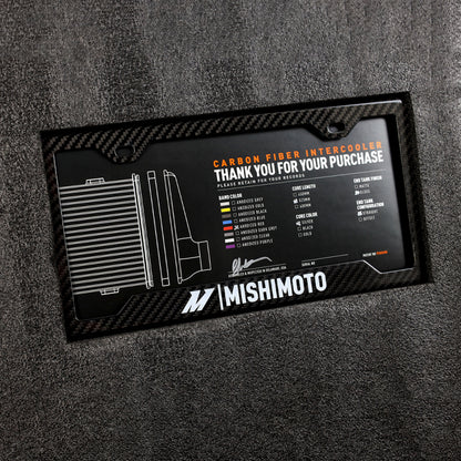Mishimoto Universal Carbon Fiber Intercooler - Gloss Tanks - 525mm Silver Core - S-Flow - GR V-Band MMINT-UCF-G5S-S-GR MMINT-UCF-G5S-S-GR User 1