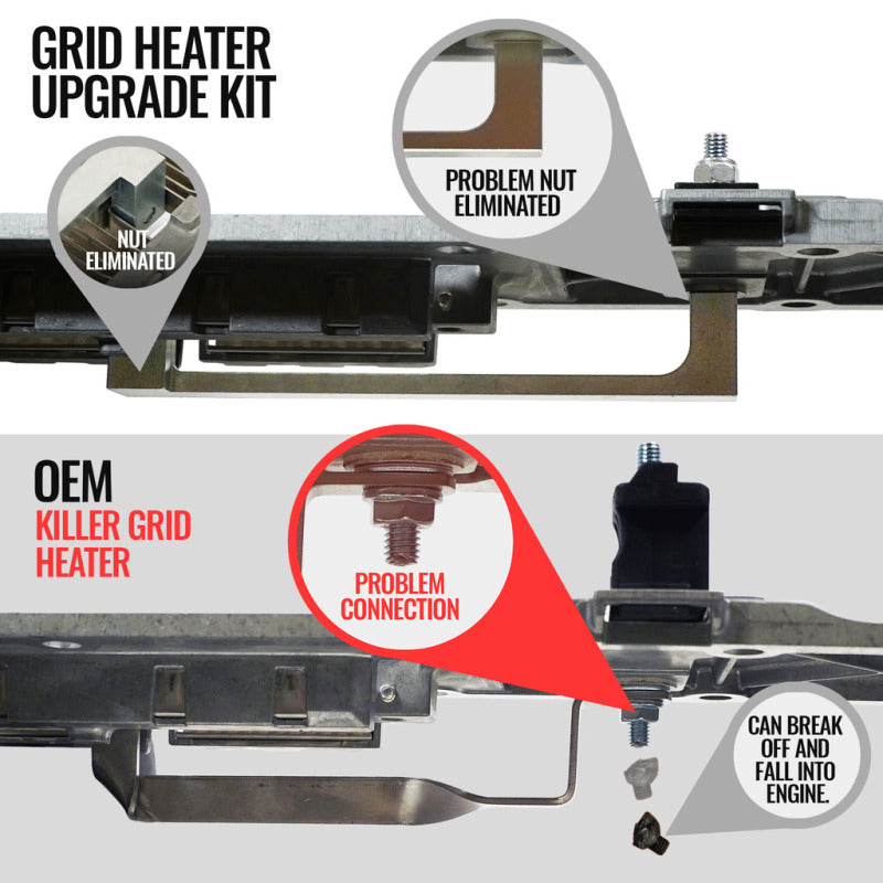 BD Diesel 07- Ram 6.7L Grid Heater Upgrade Kit 1041520 1041520 Photo - out of package