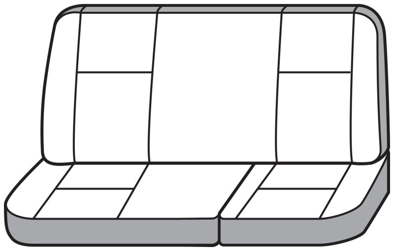 Covercraft 08-10 Ford F250 Polycotton SeatSaver Custom Second Row Seat Covers - Grey SS7398PCGY SS7398PCGY Photo - out of package