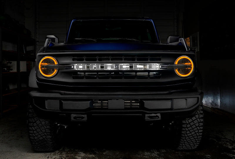 ORACLE Lighting Oracle 2021 Ford Bronco DRL Upgrade w/ Halo Kit - ColorSHIFT w/ BC1 Controller 1468-335 1468-335 Photo - lifestyle view