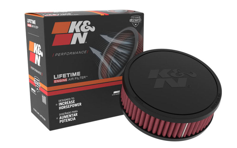 K&N Engineering K&N Universal Filter 2 1/16in Flange / 6in OD / 2in H / CR TP V RU-045V RU-045V Photo - out of package