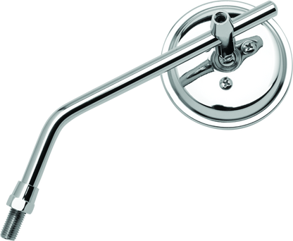 BikeMaster 3in Adjustable Round Mirror 10mm - Each - Chrome 600802 600802 Photo - Primary