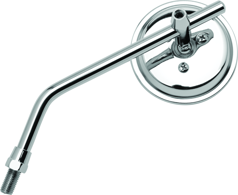 BikeMaster 3in Adjustable Round Mirror 10mm - Each - Chrome 600802 600802 Photo - Primary
