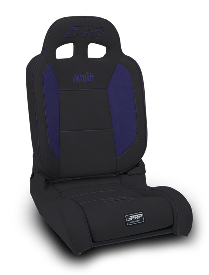 PRP Seats PRP EnduroDaily Reclining Suspension Seat - Black/Purple Vinyl - Driver A8701044-201-M A8701044-201-M Photo - Primary