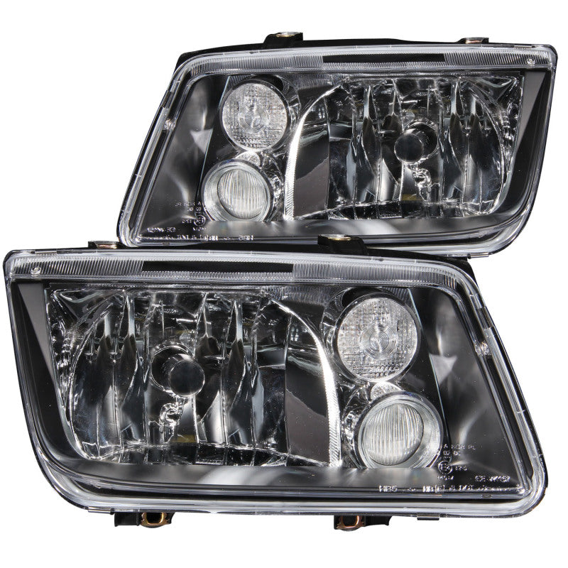 Anzo 1999-2005 Volkswagen Jetta Crystal Headlights Black w/o Bulbs 121169 Photo - Primary