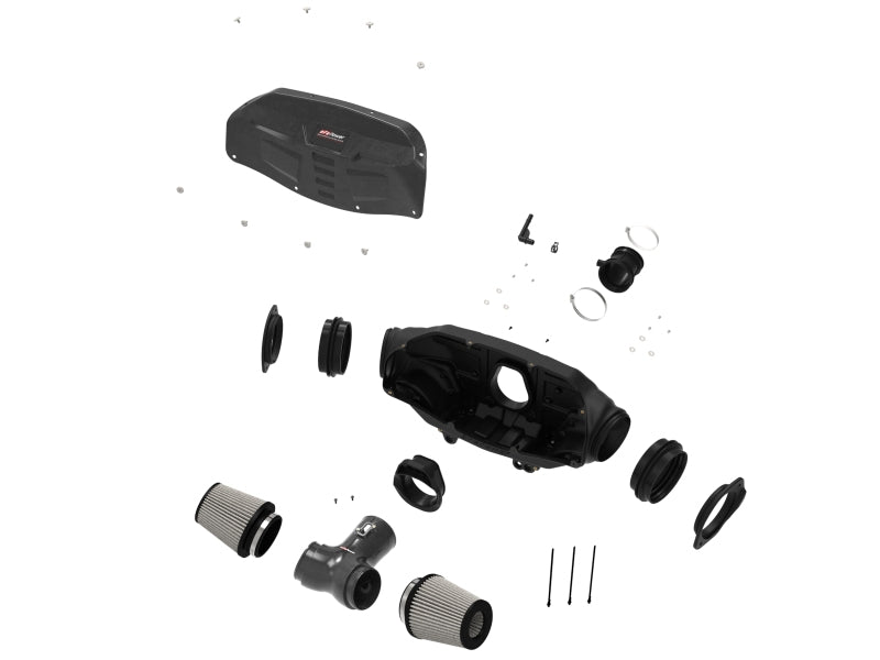 aFe 2020 Corvette C8 Black Series Carbon Fiber Cold Air Intake System With Pro DRY S Filters 58-10007D 58-10007D Photo - Unmounted