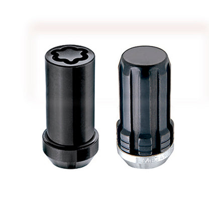 McGard SplineDrive Tuner 6 Lug Install Kit w/Locks & Tool (Cone) M14X1.5 / 22mm Hex - Blk 65630BK 65630BK Photo - Primary