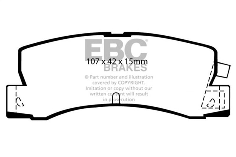 EBC Disc Brake Pad Set DP3629C Photo - Primary