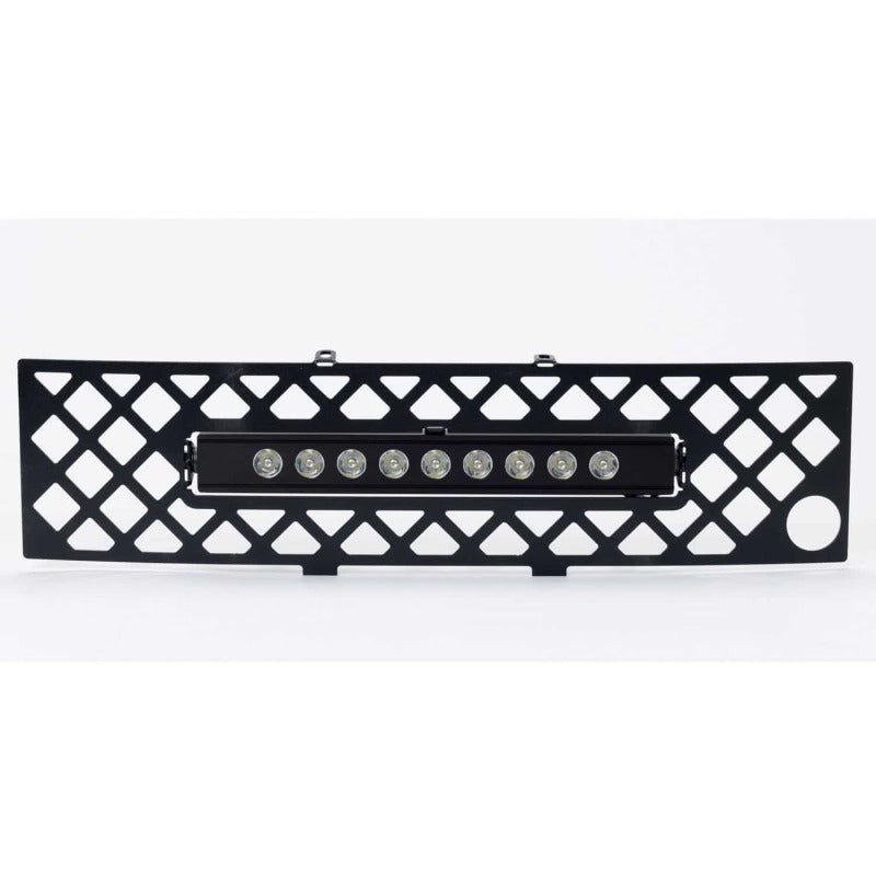 Putco 11-14 Ford F-150 EcoBoost SS Black Diamond Bumper Grille Insert w/ 10in Luminix Light Bar 85182FPL 85182FPL Photo - Primary