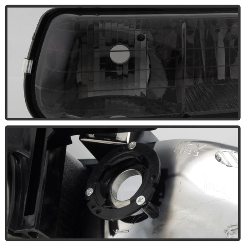 SPYDER Xtune Chevy TahOE 00-06 Amber Crystal Headlights Smoke HD-JH-CSIL99-SM 5064257 5064257 Photo - Unmounted