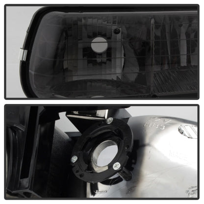SPYDER Xtune Chevy TahOE 00-06 Amber Crystal Headlights Smoke HD-JH-CSIL99-SM 5064257 5064257 Photo - Unmounted