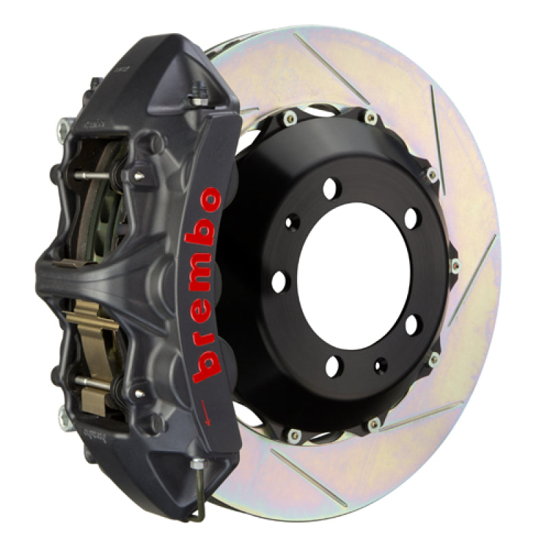 Brembo 78-79 930 Front GTS BBK 6 Piston Cast 355x32 2pc Rotor Slotted Type-1-Black HA 1M2.8070AS