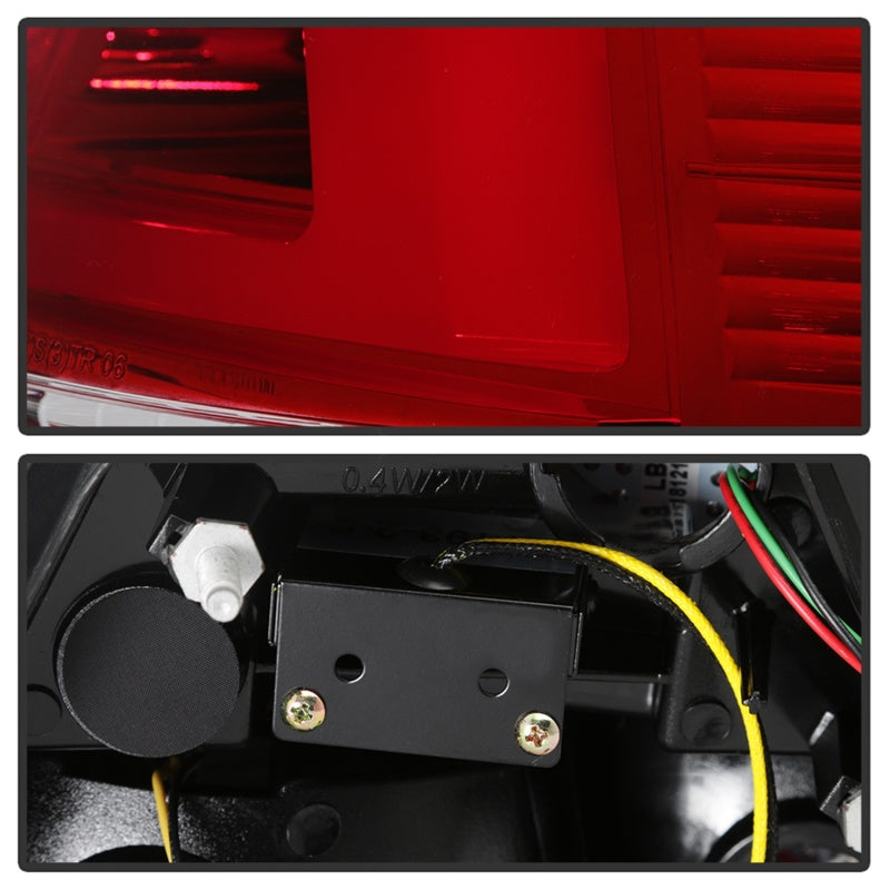 Spyder Pontiac G8 08-09 Version 2 Light Bar LED Tail Lights - Red Clear- ALT-YD-PG808V2-LB-RC 5086075 5086075 Photo - Unmounted