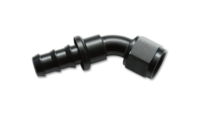 Vibrant Push-On 45 Degree Hose End Elbow Fitting; Size: -12AN 22412 Photo - Primary