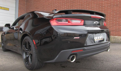 QTP 16-18 Chevrolet Camaro SS 6.2L 304SS Screamer Axle Back Exhaust w/4.5in Dual Tips 400116 400116 Photo - Primary