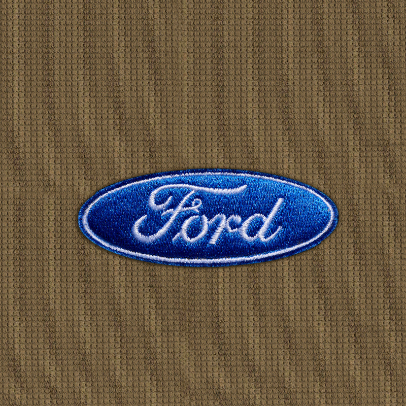 Covercraft Limited Edition Custom Dash Cover with Ford Blue Oval Logo 62012DF24-00-23 62012DF24-00-23 Photo - Close Up