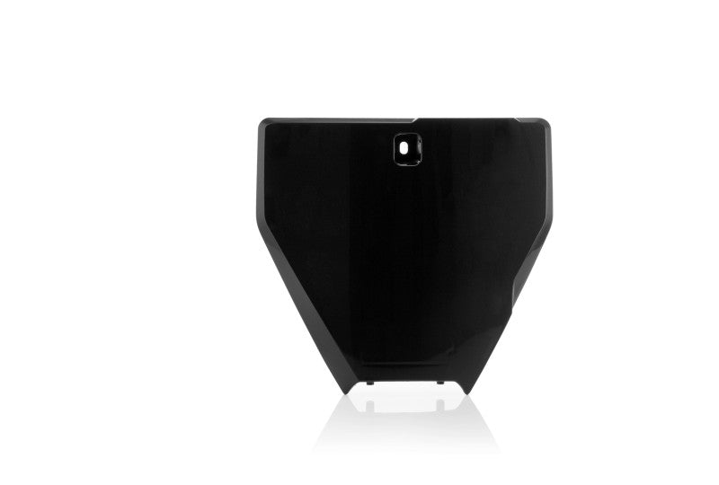 Acerbis 16-18 HusqvarnaTC125/ FC250-450/ TC250/ TX300/ FX350/450 Front Number Plate - Black 2462580001 2462580001 Photo - Primary
