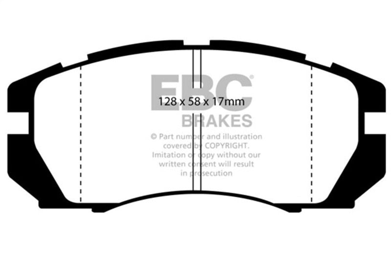 EBC Disc Brake Pad Set DP4966R Photo - Primary