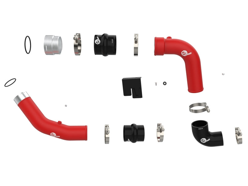 aFe Hot and Cold Charge Pipe Kit 46-20734-R 46-20734-R Photo - Unmounted