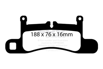 EBC Disc Brake Pad Set DP42098R Photo - Primary