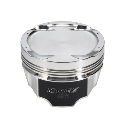 Manley 08+ Mitsubishi 4B11T 86.5mm (+.5mm) -11cc Dome 9.0:1 CR Turbo Tuff Series Piston Set w/ Rings 624205CE-4 624205CE-4 User 3
