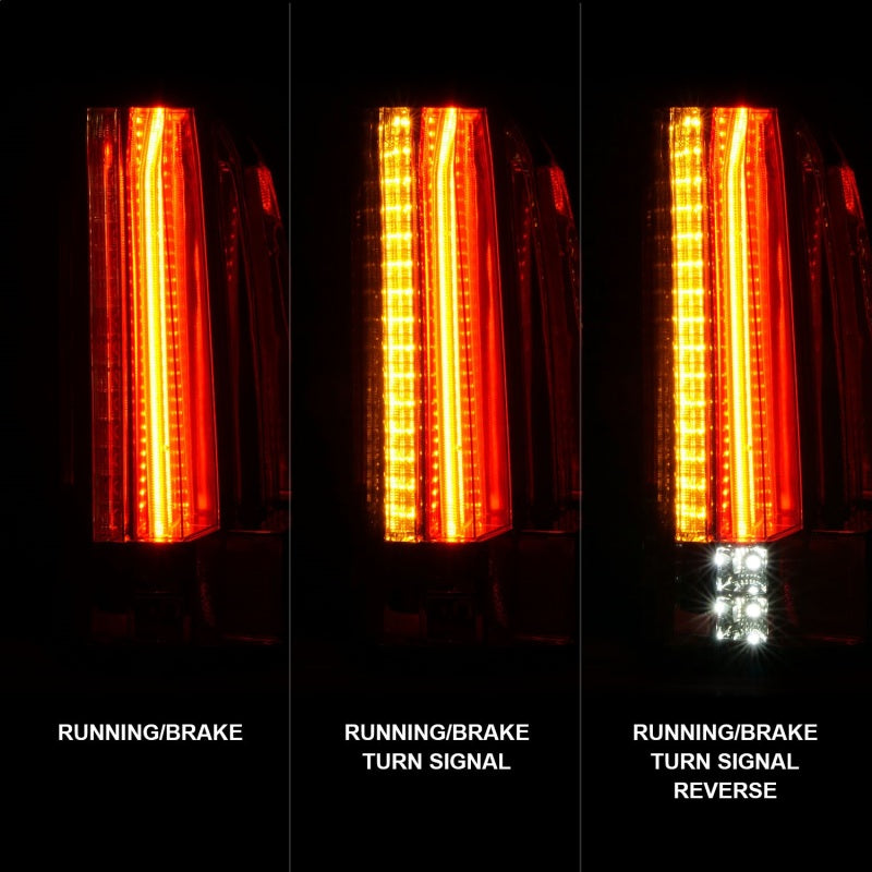 Anzo GMC Yukon / XL / Denali 15-18 L.E.D Tail Lights Black 311275 Photo - Unmounted