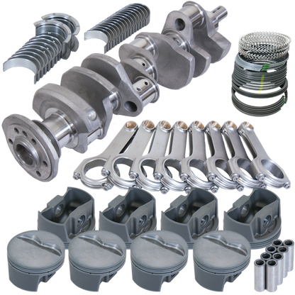 Eagle SBC 350 Competition Rotating Assembly 3.750in Stroke 5.700in Rods Forged Pistons .030 Overbore 12008030 12008030 Photo - Primary