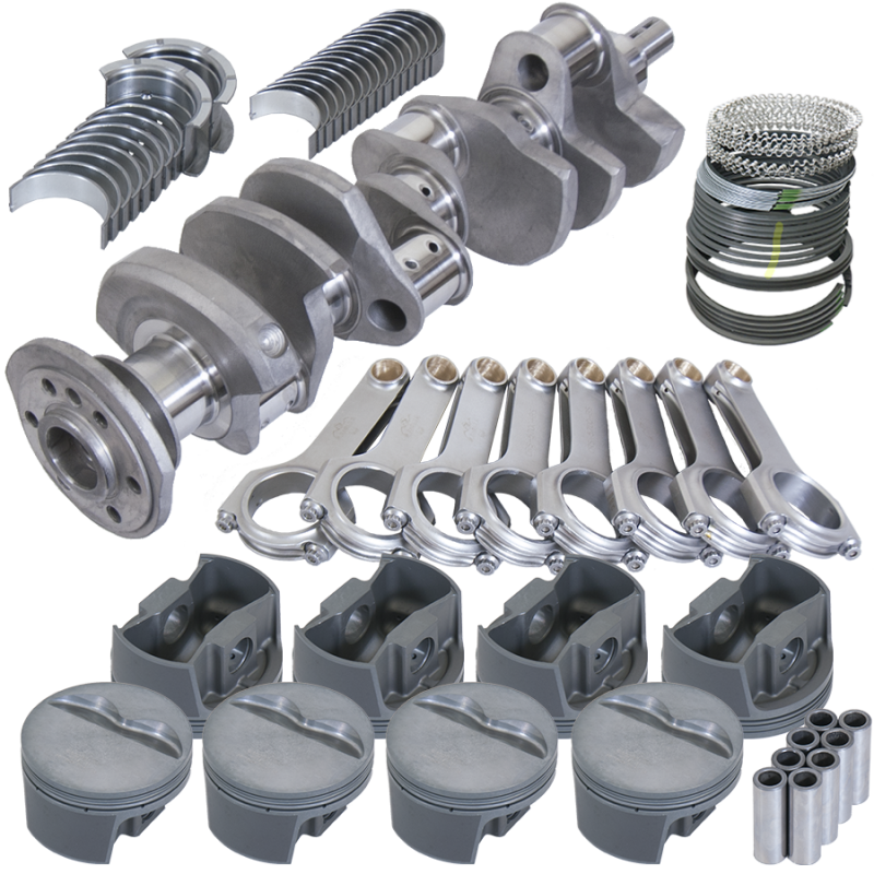 Eagle SBC 350 Competition Rotating Assembly 3.750in Stroke 5.700in Rods Forged Pistons .030 Overbore 12008030 12008030 Photo - Primary