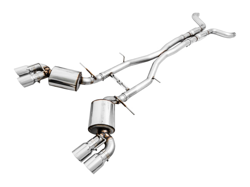 AWE Tuning 16-19 Chevy Camaro SS Res Cat-Back Exhaust -Touring Edition (Quad Chrome Silver Tips) 3015-42092 3015-42092 Photo - Primary