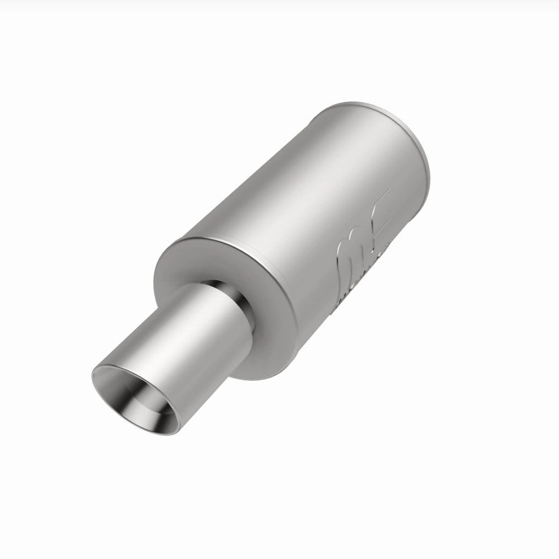 MagnaFlow 7" Round Center/Center Performance Muffler With Tip 14826 360 Degree Image Set