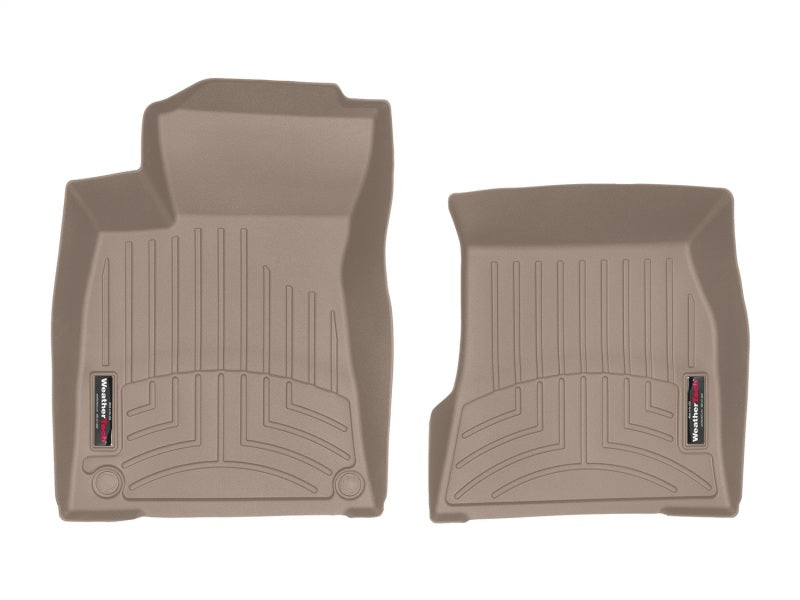 WeatherTech WT FloorLiner - Front - Tan Floor Mats Floor Mats - Rubber main image