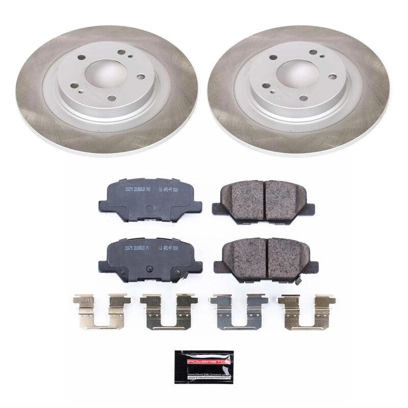 PowerStop Power Stop 13-20 Mitsubishi Outlander Sport Rear Semi-Coated Rotor Kit SC6976 SC6976 Photo - Primary