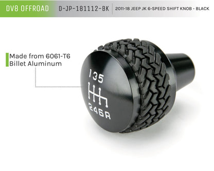 DV8 Offroad 2011-2018 Jeep JK 6-Speed Shift Knob Black D-JP-181112-BK D-JP-181112-BK Product Brochure - a specific brochure describing a Product