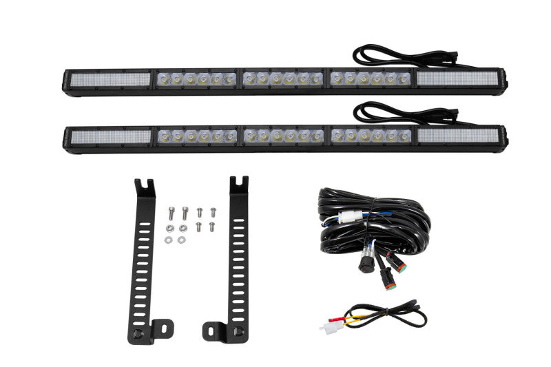 Diode Dynamics 14-19 Toyota 4Runner SS30 Dual Stealth Lightbar Kit - White Driving DD6766 DD6766 User 7