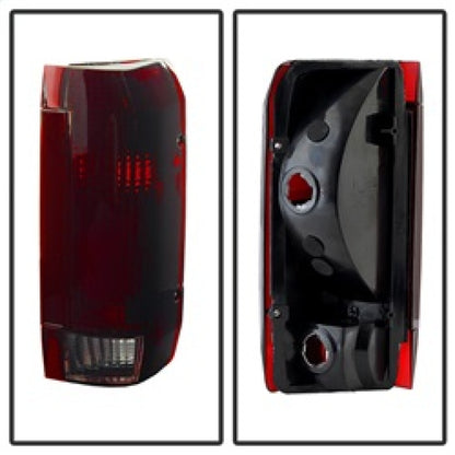 SPYDER Xtune Ford Bronco F150 F250 F350 F450 92-96 OE Style Tail Lights Red Smoked ALT-JH-FB92-OE-RSM 9030567 9030567 Photo - Unmounted