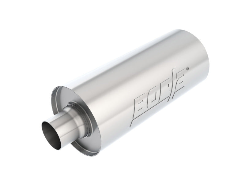 Borla Universal Performance 2.5in Inlet/Outlet Stainless Racing Muffler 400024 400024 Photo - Primary