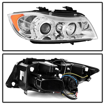 Spyder BMW E90 3-Series 06-08 Projector LED Halo Amber Reflctr Rplc Bulb Chrm PRO-YD-BMWE9005-AM-C 5009012 5009012 Photo - Unmounted