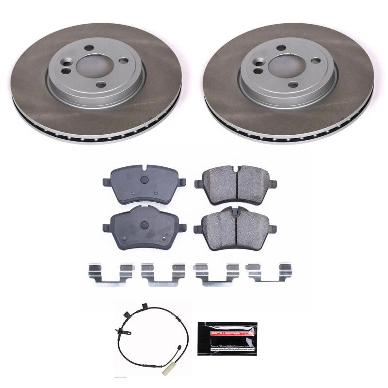 PowerStop Power Stop 12-15 Mini Cooper Front Semi-Coated Rotor Kit SC6741 SC6741 Photo - Primary