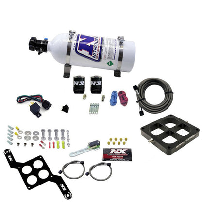 Nitrous Express Dominator Single Entry Billet Crossbar Stage 6 Nitrous Kit (50-300HP) w/5lb Bottle 63070-05 63070-05 Photo - Primary